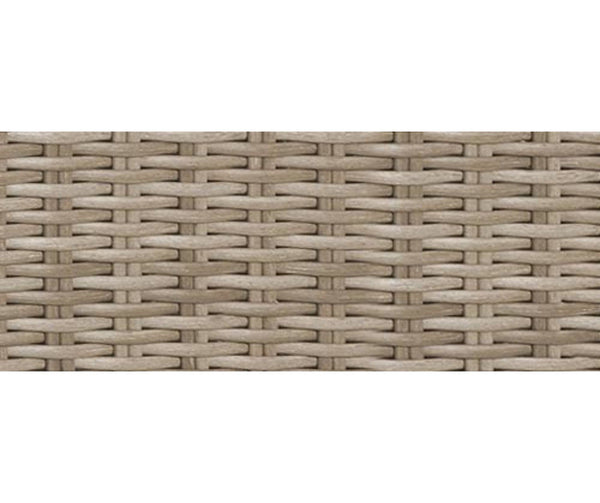 Kettler Palma Table Dark Oak Slat Top - Oyster