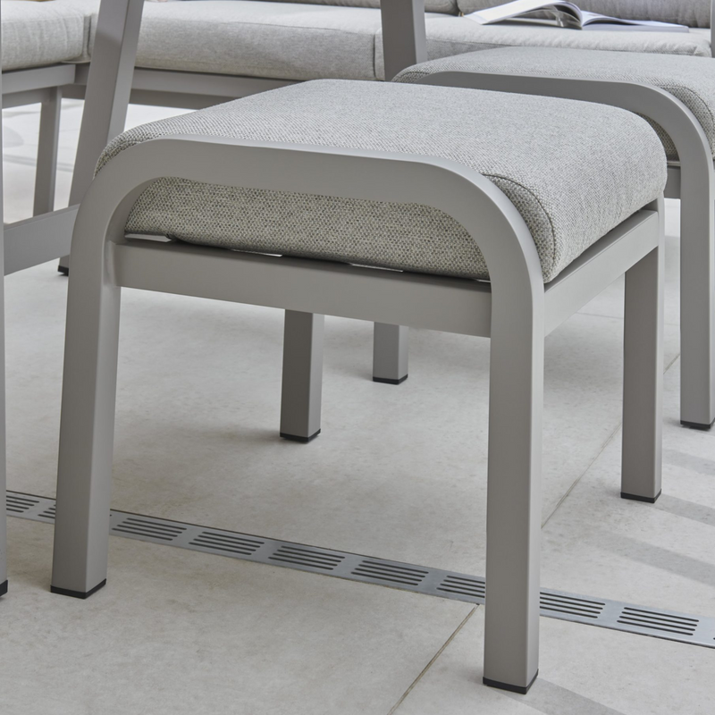 Kettler Como Corner Lounge Dining Set with Footstools