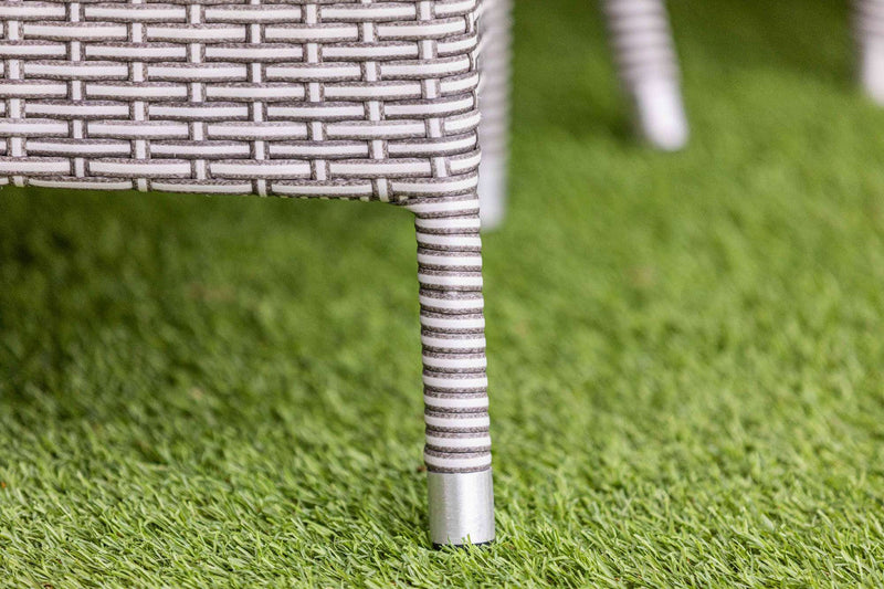 Grace Bay 4 Seat Round Flat Weave Garden Dining Set