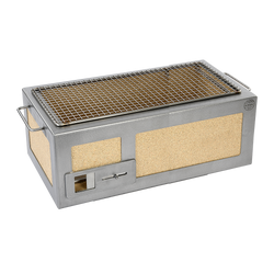 Medium Long Kasai Konro Grill with Stainless Steel Frame