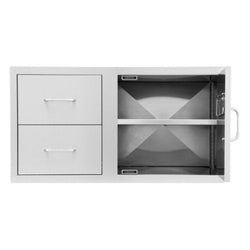 Bull Pantry Lining + Middle Shelf for Door/Drawer Combo 100cm