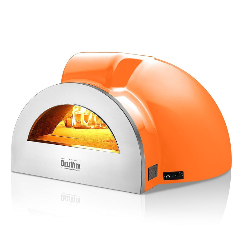 Delivita Pro Wood-Fired Pizza Oven + Chimney